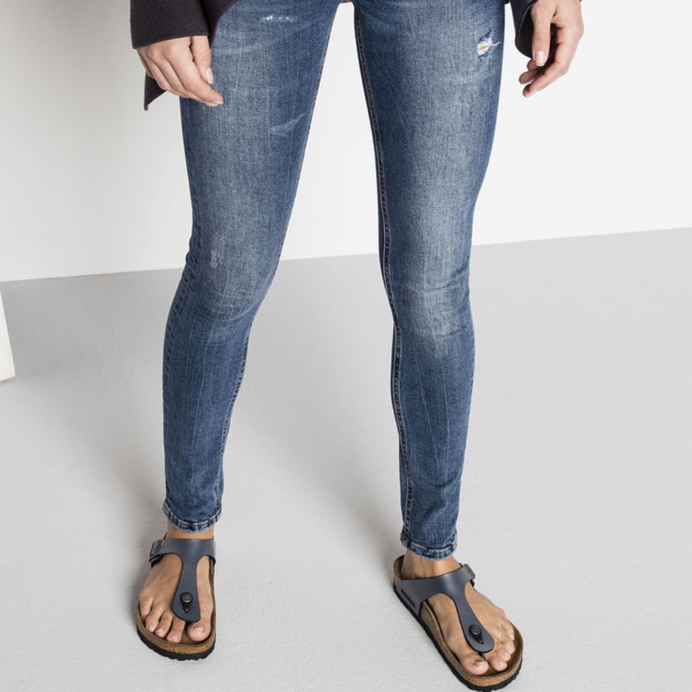 Gizeh Birkenstock gunmetal sandals